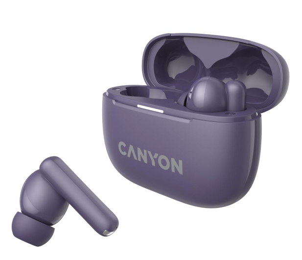 CANYON OnGo TWS-10 ANC+ENC Fioletowe CNS-TWS10PL - 1261522 - zdjęcie 2